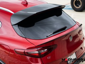 Alfa Romeo Stelvio Rear Spoiler - Carbon Fiber - Mid Spoiler